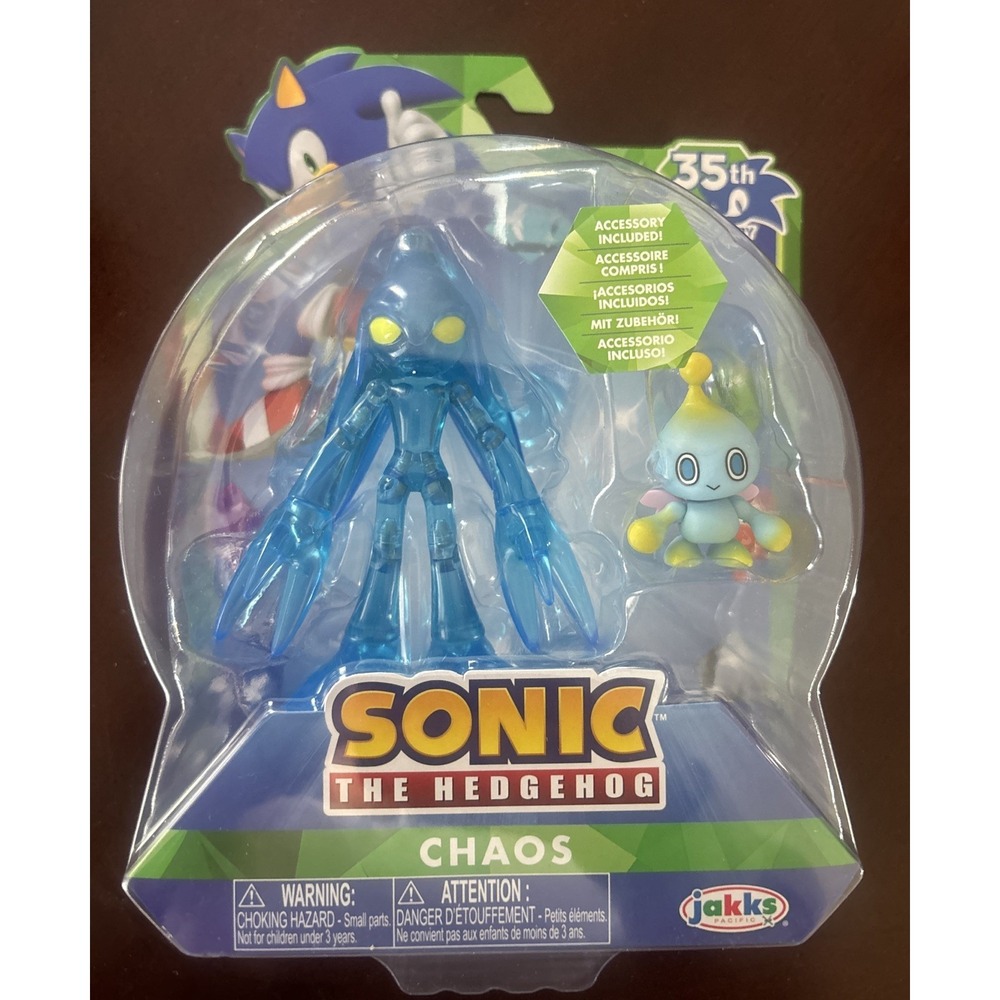 Sonic the Hedgehog Chaos with chao figures Jakks Pacific Sonic 35th Anniversary